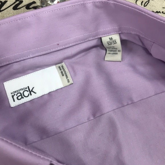 Nordstrom Rack Solid Traditional Fit Dress Shirt - Picture 4 of 5